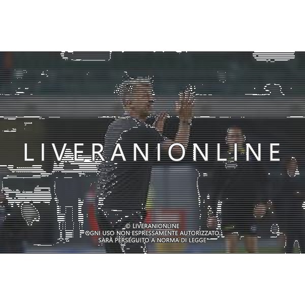 Marco Baroni Head Coach of Hellas Verona FC gestures during Hellas Verona FC vs Internazionale FC, 38° Serie A Tim 2023-24 game at Marcantonio Bentegodi Stadium in Verona (VR), Italy, on May 26, 2024. (Photo by Davide Casentini) / AGENZIA ALDO LIVERANI SAS