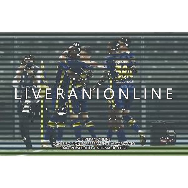 Tijjani Noslin of Hellas Verona FC celebrates after scoring during Hellas Verona FC vs Internazionale FC, 38° Serie A Tim 2023-24 game at Marcantonio Bentegodi Stadium in Verona (VR), Italy, on May 26, 2024. (Photo by Davide Casentini) / AGENZIA ALDO LIVERANI SAS