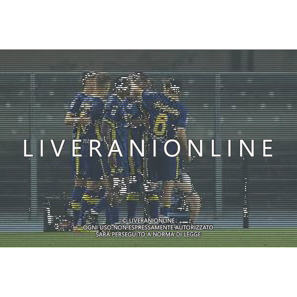 Tijjani Noslin of Hellas Verona FC celebrates after scoring during Hellas Verona FC vs Internazionale FC, 38° Serie A Tim 2023-24 game at Marcantonio Bentegodi Stadium in Verona (VR), Italy, on May 26, 2024. (Photo by Davide Casentini) / AGENZIA ALDO LIVERANI SAS