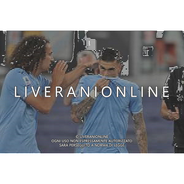 Lazio vs Sassuolo - Campionato Serie A TIM - 38 giornata - Stadio Olimpico - Roma 26-05-2024 nella foto Esultanza dopo Gol Mattia Zaccagni con Guendouzi ©Federico Gaetano / AGENZIA ALDO LIVERANI SAS