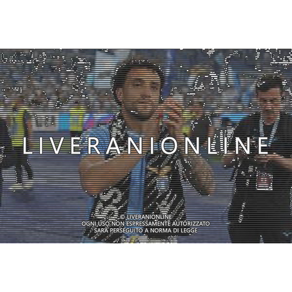Lazio vs Sassuolo - Campionato Serie A TIM - 38 giornata - Stadio Olimpico - Roma 26-05-2024 nella foto Felipe Anderson commosso a fine gara ©Federico Gaetano / AGENZIA ALDO LIVERANI SAS