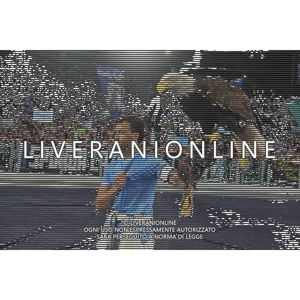 Lazio vs Sassuolo - Campionato Serie A TIM - 38 giornata - Stadio Olimpico - Roma 26-05-2024 nella foto Felipe Anderson con l\'aquila olimpia a fine gara ©Federico Gaetano / AGENZIA ALDO LIVERANI SAS