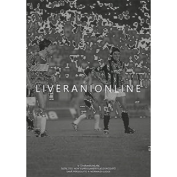 NEG-1981 MILANO-PARTITA AMICHEVOLE MILAN-BOCA JUNIORS NELLA FOTO WALTER NOVELLINO AG ALDO LIVERANI SAS