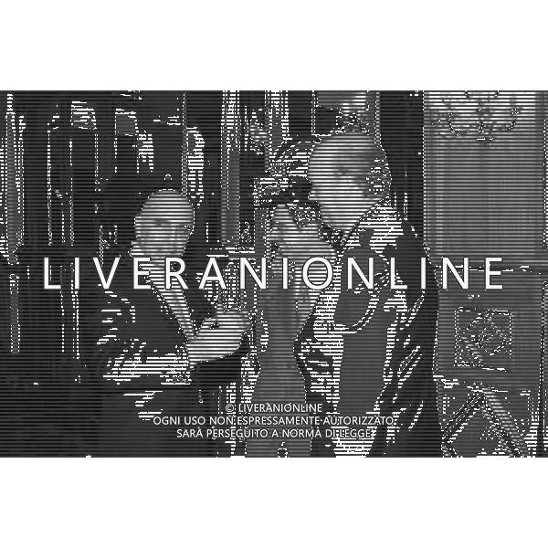 Neg- RETROSPETTIVA ADRIANO GALLIANI , Dirigente Sportivo Calcio Nella foto ADRIANO GALLIANI, Amministratore Delegato MILAN IN LEGA CALCIO A MILANO NELL\'ANNO 1995-1996 CON L\'ARBITRO PAOLO CASARIN E DANIELE TOMBOLINI AG ALDO LIVERANI