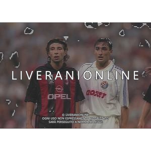 NEG COL-09-08-2000 MILANO -PRELIMINARI DI CHAMPIONS LEAGUE MILAN-DINAMO ZAGABRIA 3-1 NELLA FOTO JOSE MARI AG ALDO LIVERANI SAS