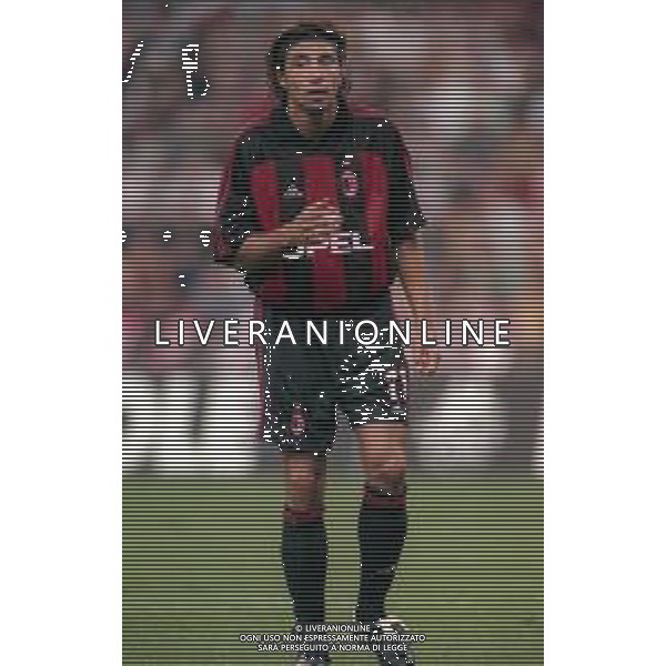 NEG COL-09-08-2000 MILANO -PRELIMINARI DI CHAMPIONS LEAGUE MILAN-DINAMO ZAGABRIA 3-1 NELLA FOTO JOSE MARI AG ALDO LIVERANI SAS