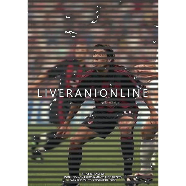 NEG COL-09-08-2000 MILANO -PRELIMINARI DI CHAMPIONS LEAGUE MILAN-DINAMO ZAGABRIA 3-1 NELLA FOTO JOSE MARI AG ALDO LIVERANI SAS
