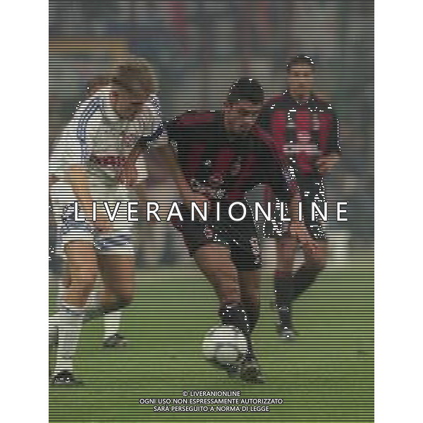 NEG COL-09-08-2000 MILANO -PRELIMINARI DI CHAMPIONS LEAGUE MILAN-DINAMO ZAGABRIA 3-1 NELLA FOTO GENNARO GATTUSO AG ALDO LIVERANI SAS