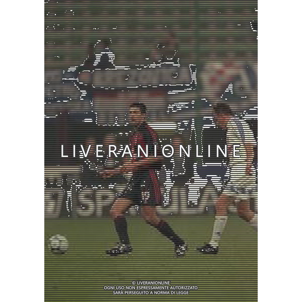 NEG COL-09-08-2000 MILANO -PRELIMINARI DI CHAMPIONS LEAGUE MILAN-DINAMO ZAGABRIA 3-1 NELLA FOTO ANTONIO CHAMOT AG ALDO LIVERANI SAS