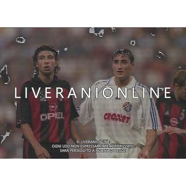 NEG COL-09-08-2000 MILANO -PRELIMINARI DI CHAMPIONS LEAGUE MILAN-DINAMO ZAGABRIA 3-1 NELLA FOTO JOSE MARI AG ALDO LIVERANI SAS