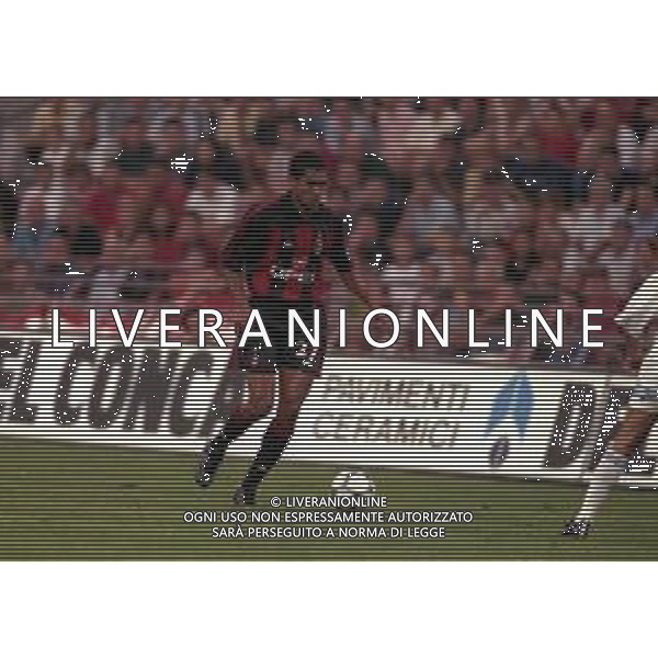NEG COL-09-08-2000 MILANO -PRELIMINARI DI CHAMPIONS LEAGUE MILAN-DINAMO ZAGABRIA 3-1 NELLA FOTO SERGINHO AG ALDO LIVERANI SAS
