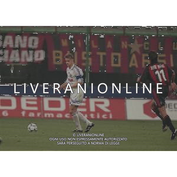 NEG COL-09-08-2000 MILANO -PRELIMINARI DI CHAMPIONS LEAGUE MILAN-DINAMO ZAGABRIA 3-1 NELLA FOTO AZIONE DI GIOCO AG ALDO LIVERANI SAS