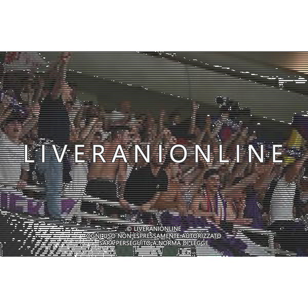 TVRG Olympiacos vs Fiorentina nella foto tifosi Fiorentina Atene (GRE) 29-05-2024 AEK Arena Finale UEFA Conference League foto Roberto Garavaglia/Agenzia Aldo Liverani sas / AGENZIA ALDO LIVERANI SAS