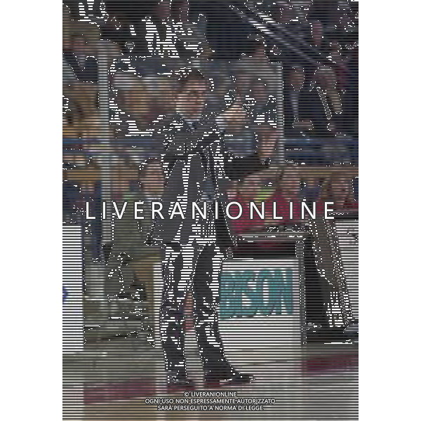 NEG-03-01-1999 REGGIO EMILIA CAMPIONATO DI BASKET SERIE A 1 ZUCCHETTI SOFTWARE REGGIO EMILIA-SONY MILANO NELLA FOTO MARCO CRESPI ALLENATORE SONY MILANO AG ALDO LIVERANI SAS