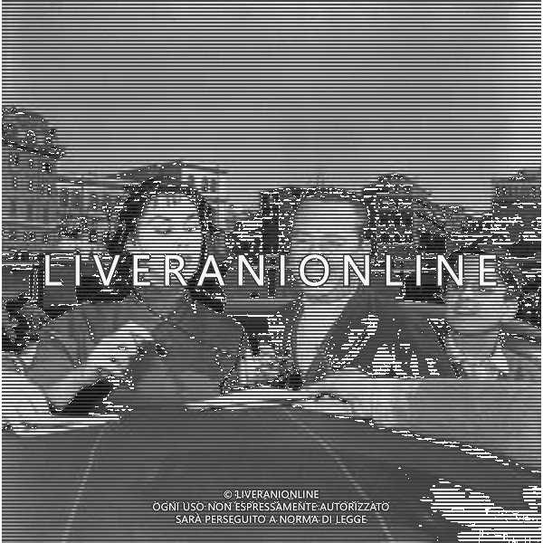 Neg- RETROSPETTIVA MARIA FRAU ATTRICE NELLA FOTO AL TERZO RALLY DEL CINEMA A ROMA NELL\'ANNO 1956 CON SANDRO PALLAVICINI AG ALDO LIVERANI SAS