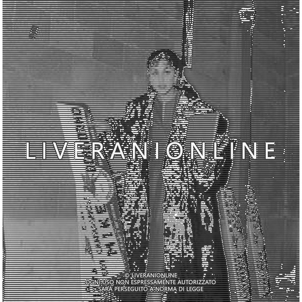 Neg- RETROSPETTIVA MARIA FRAU ATTRICE NELLA FOTO AL TERZO RALLY DEL CINEMA A ROMA NELL\'ANNO 1956 AG ALDO LIVERANI SAS