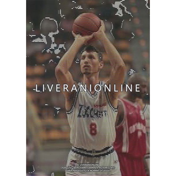 NEG-1999 ZUCCHETTI MONTECATINI BASKET NELLA FOTO VANNUZZO MANUEL AG ALDO LIVERANI SAS
