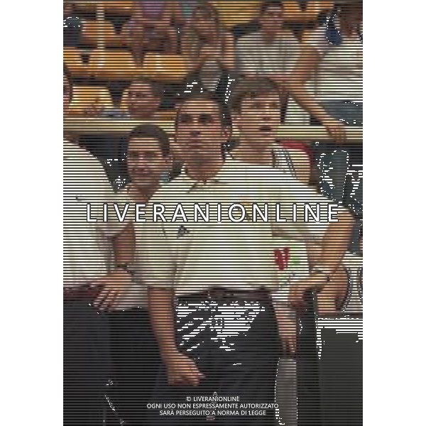 NEG-1999 REAL MADRID BASKET NELLA FOTO SERGIO SCARIOLO ALLENATORE REAL MADRID BASKET AG ALDO LIVERANI SAS