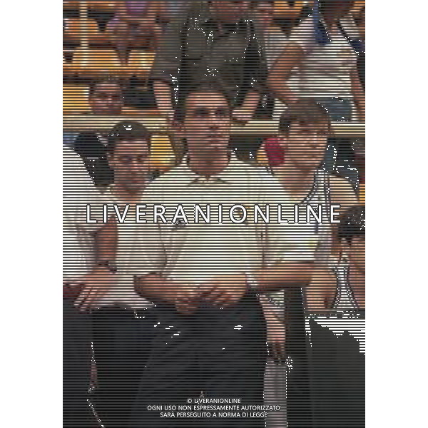 NEG-1999 REAL MADRID BASKET NELLA FOTO SERGIO SCARIOLO ALLENATORE REAL MADRID BASKET AG ALDO LIVERANI SAS
