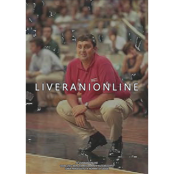 NEG-1999 OLIMPIAKOS PIREO BASKET NELLA FOTO YIANNIS IOANNIDIS ALLENATORE AG ALDO LIVERANI SAS