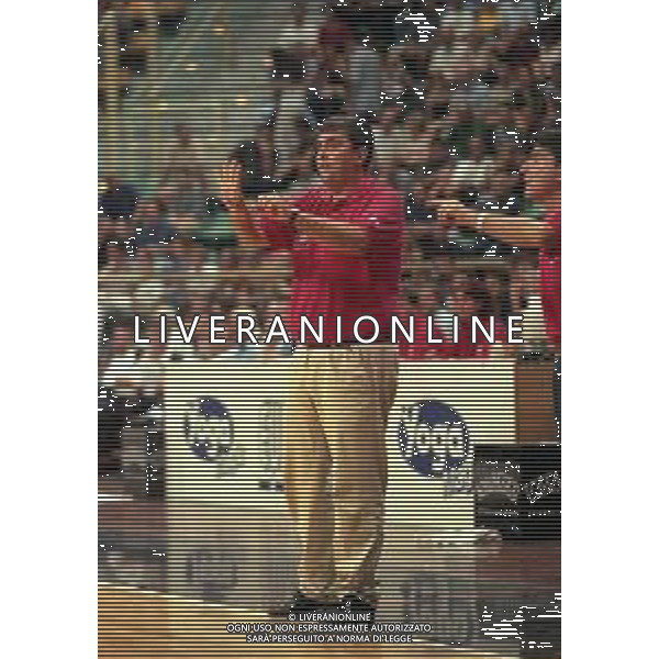 NEG-1999 OLIMPIAKOS PIREO BASKET NELLA FOTO YIANNIS IOANNIDIS ALLENATORE AG ALDO LIVERANI SAS