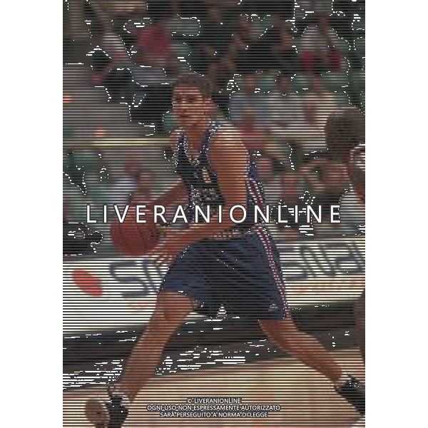 NEG-1999 EFES PILSEN ISTANBUL BASKET NELLA FOTO MULAOMEROVIC DAMIR AG ALDO LIVERANI SAS