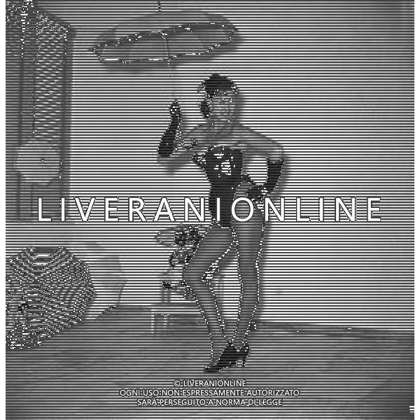 Neg- RETROSPETTIVA MARIA FRAU ATTRICE NELLA FOTO A ROMA NELL\'ANNO 1958 AG ALDO LIVERANI SAS