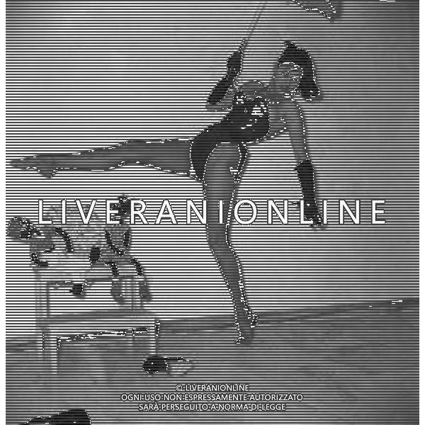 Neg- RETROSPETTIVA MARIA FRAU ATTRICE NELLA FOTO A ROMA NELL\'ANNO 1958 AG ALDO LIVERANI SAS