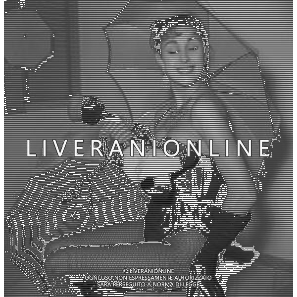 Neg- RETROSPETTIVA MARIA FRAU ATTRICE NELLA FOTO A ROMA NELL\'ANNO 1958 AG ALDO LIVERANI SAS
