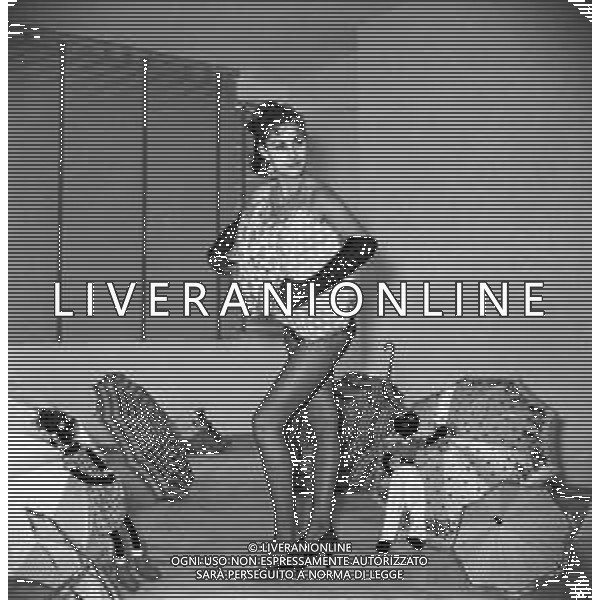 Neg- RETROSPETTIVA MARIA FRAU ATTRICE NELLA FOTO A ROMA NELL\'ANNO 1958 AG ALDO LIVERANI SAS