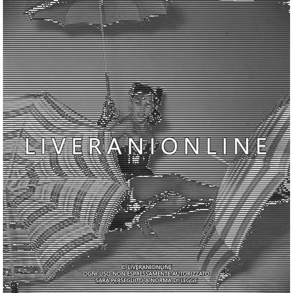 Neg- RETROSPETTIVA MARIA FRAU ATTRICE NELLA FOTO A ROMA NELL\'ANNO 1958 AG ALDO LIVERANI SAS