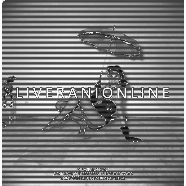 Neg- RETROSPETTIVA MARIA FRAU ATTRICE NELLA FOTO A ROMA NELL\'ANNO 1958 AG ALDO LIVERANI SAS