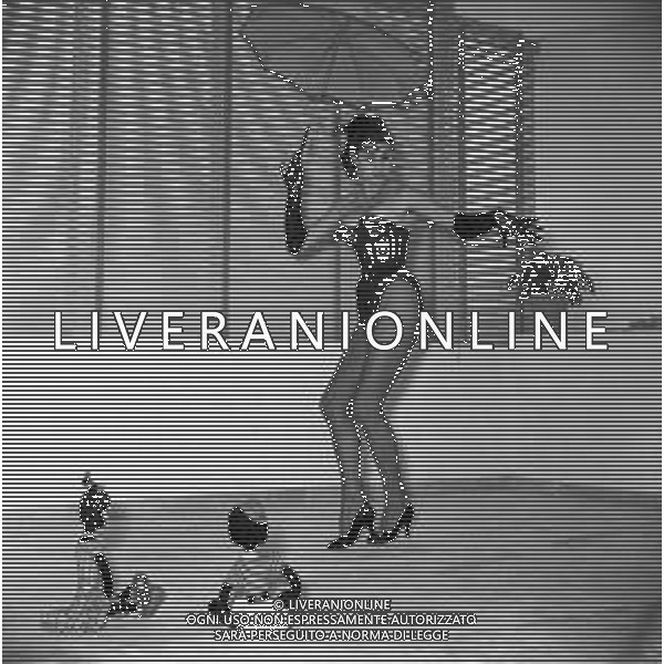 Neg- RETROSPETTIVA MARIA FRAU ATTRICE NELLA FOTO A ROMA NELL\'ANNO 1958 AG ALDO LIVERANI SAS