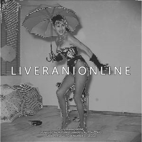 Neg- RETROSPETTIVA MARIA FRAU ATTRICE NELLA FOTO A ROMA NELL\'ANNO 1958 AG ALDO LIVERANI SAS
