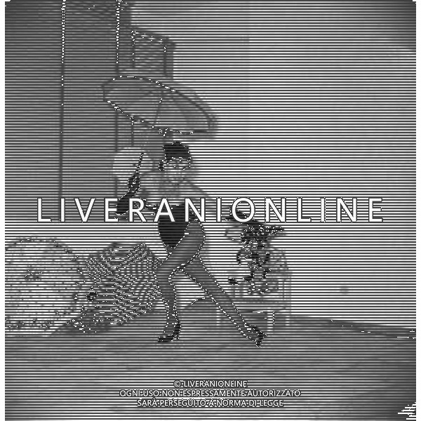 Neg- RETROSPETTIVA MARIA FRAU ATTRICE NELLA FOTO A ROMA NELL\'ANNO 1958 AG ALDO LIVERANI SAS