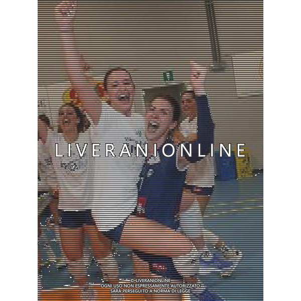 IMOLA 01 06 2024 CLAI IMOLA PALLAVOLO-VILLA CORTESE FINALE PLAY OFF B1 3-0 PROMOZIONE IN A2 NELLA FOTO SOFIA CAVALLI E ILENIA CAMISSA IMOLA FOTO GIANNI SANNA-AG ALDO LIVERANI SAS