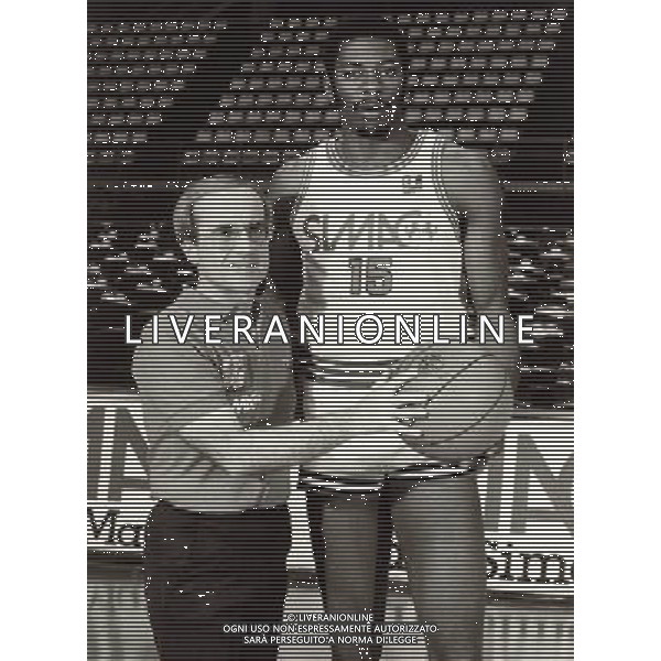 DAN PETERSON e CURETON Allenatore Simac archivio Giovanni liverani / Ag.Aldo Liverani