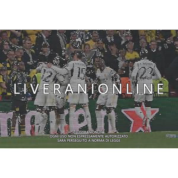 TVRG Borussia Dortmund vs Real Madrid nella foto esultanza Real Madrid dopo il gol dell\'1 a 0 Londra (ENG) Wembley Stadium Finale UEFA Champions League foto Roberto Garavaglia/Agenzia Aldo Liverani sas/AGENZIA ALDO LIVERANI SAS