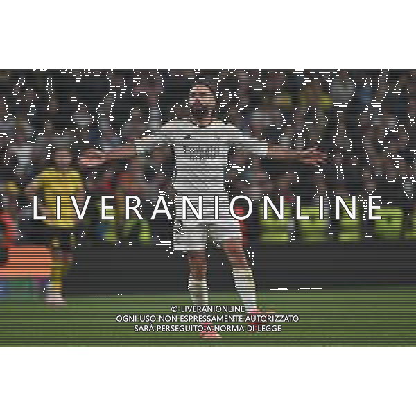TVRG Borussia Dortmund vs Real Madrid nella foto Dani Carvajal (Real Madrid) esulta dopo il gol dell\'1 a 0 Londra (ENG) Wembley Stadium Finale UEFA Champions League foto Roberto Garavaglia/Agenzia Aldo Liverani sas/AGENZIA ALDO LIVERANI SAS