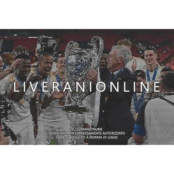 TVRG Borussia Dortmund vs Real Madrid nella foto Carlo Ancelotti allenatore Real Madrid Londra (ENG) Wembley Stadium Finale UEFA Champions League foto Roberto Garavaglia/Agenzia Aldo Liverani sas/AGENZIA ALDO LIVERANI SAS