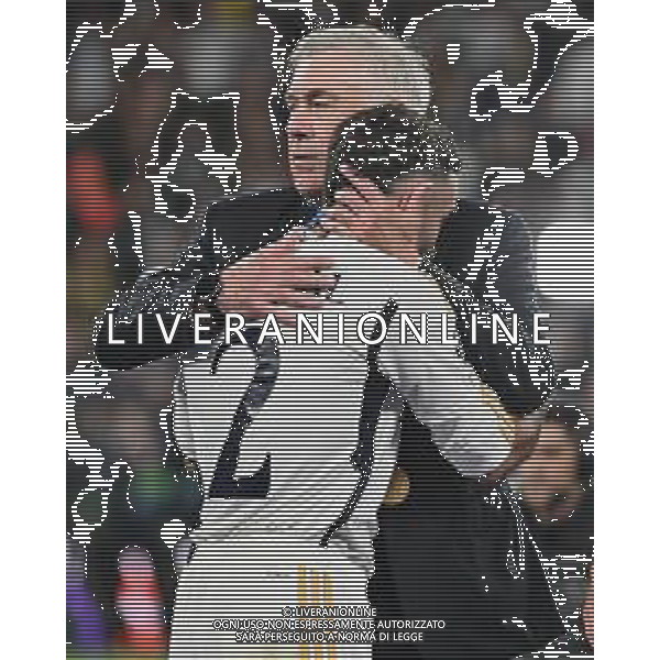 TVRG Borussia Dortmund vs Real Madrid nella foto Carlo Ancelotti allenatore Real Madrid e Dani Carvajal (Real Madrid) Londra (ENG) Wembley Stadium Finale UEFA Champions League foto Roberto Garavaglia/Agenzia Aldo Liverani sas