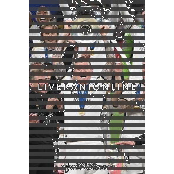 TVRG Borussia Dortmund vs Real Madrid nella foto Toni Kroos (Real Madrid) Londra (ENG) Wembley Stadium Finale UEFA Champions League foto Roberto Garavaglia/Agenzia Aldo Liverani sas