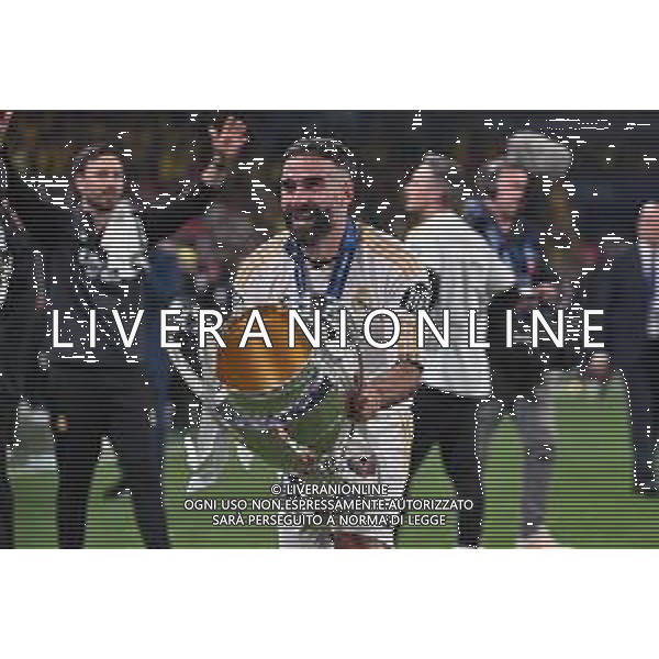 TVRG Borussia Dortmund vs Real Madrid nella foto Dani Carvajal (Real Madrid) Londra (ENG) Wembley Stadium Finale UEFA Champions League foto Roberto Garavaglia/Agenzia Aldo Liverani sas