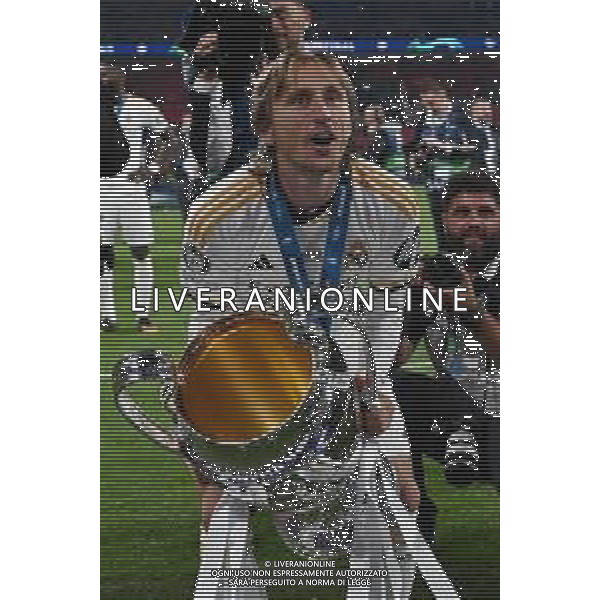 TVRG Borussia Dortmund vs Real Madrid nella foto Luka Modric (Real Madrid) Londra (ENG) Wembley Stadium Finale UEFA Champions League foto Roberto Garavaglia/Agenzia Aldo Liverani sas