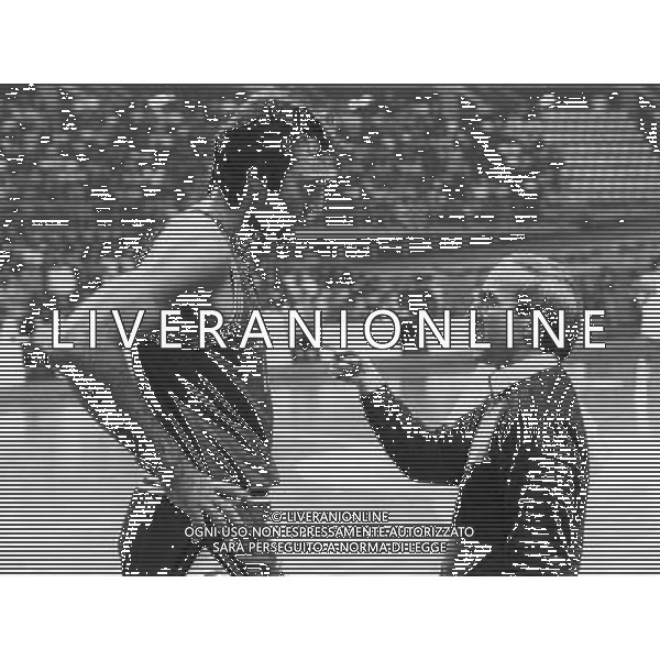 DAN PETERSON e DINO MENEGHIN Allenatore Simac archivio Giovanni liverani / Ag.Aldo Liverani