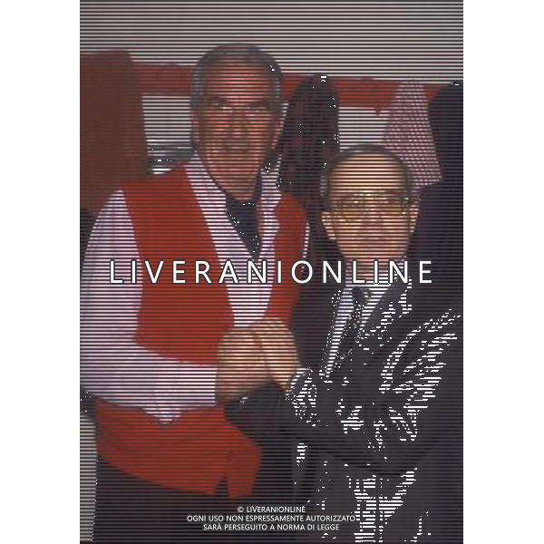 DAN PETERSON e CESARE RUBINI 1986/87 archivio Giovanni liverani / Ag.Aldo Liverani