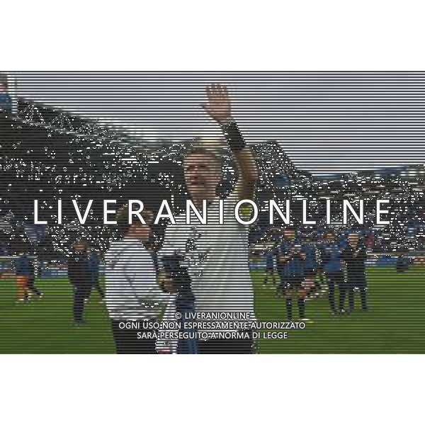 TVRG Atalanta vs Fiorentina nella foto omaggio all\'arbitro Daniele Orsato di Schio (VI) Bergamo 02-06-2024 Gewiss Stadium Campionato Serie A TIM - recupero della 29a giornata foto Roberto Garavaglia/Agenzia Aldo Liverani sas/ AGENZIA ALDO LIVERANI SAS