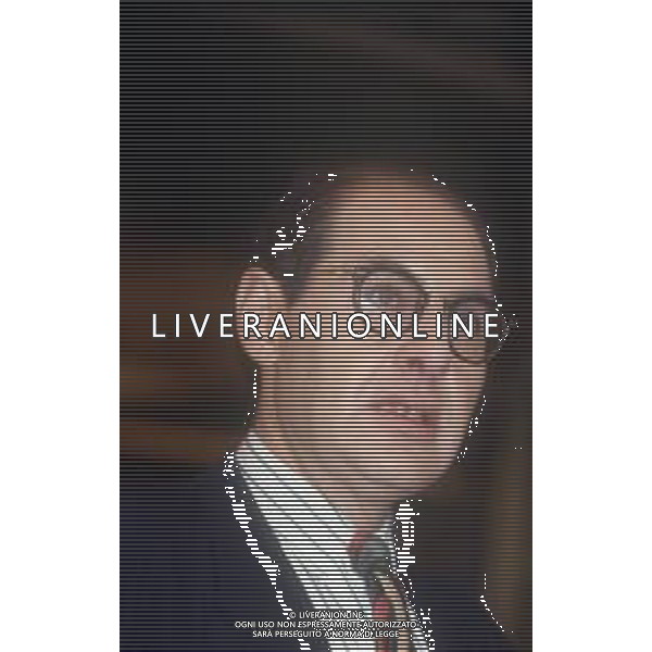 DIAP- RETROSPETTIVA ROBERTO D\'AGOSTINO GIORNALISTA-OPINIONISTA PERSONAGGIO TELEVISIVO NELLA FOTO ROBERTO D\'AGOSTINO NELL\'ANNO 1993 A SANREMO AG ALDO LIVERANI SAS