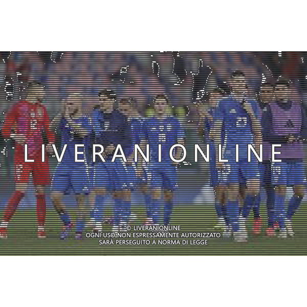 ZCP - 04/06/2024 - ITALIA vs TURCHIA gara amichevole precampionato Europeo Uefa Euro 2024 -nella foto: l\'Italia a fine gara ©Claudio Zamagni/Agenzia Aldo Liverani / AGENZIA ALDO LIVERANI SAS