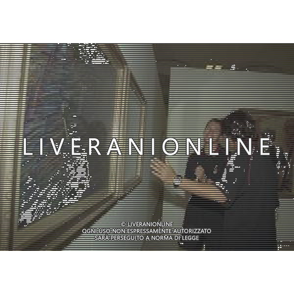 NEG-26-07-1999 MILANO PALAZZO DELLA PERMANENTE MOSTRA SUI 100 ANNI AC MILAN CALCIO NELLA FOTO DEMETRIO ALBERTINI CON ANDRIY SHEVCHENKO AG ALDO LIVERANI SAS